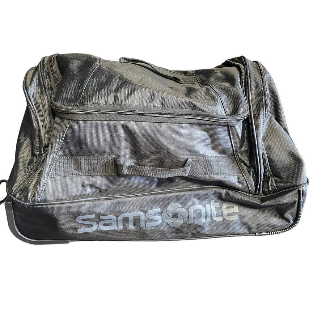 SAMSONITE Andante 2 Wheeled Rolling Duffel Bag Black 22"